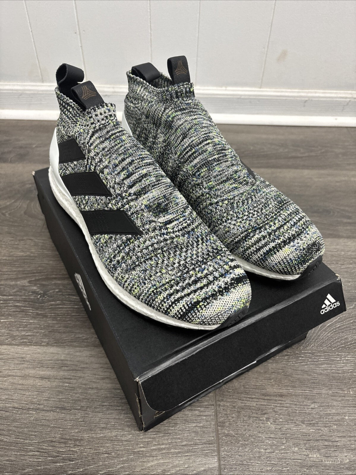 Adidas Ace A16+ UltraBoost Multi-Color AC7749 Purecontrol Laceless Soccer  Sz 13