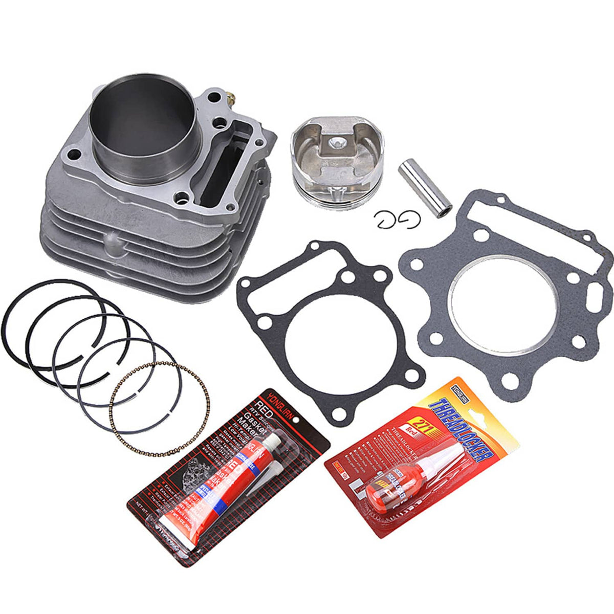 Solidspare 330cc Big Bore Cylinder Piston Ring Kit for Honda Sportrax TRX300EX 1993-2009 US