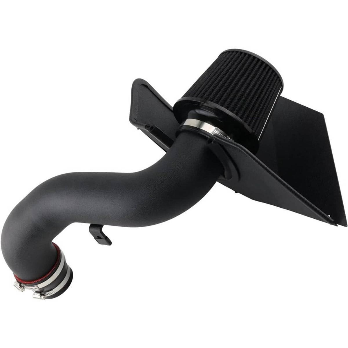 Solidspare Cold Air Intake & Heat Shield Kit w/Filter For 2015-2020 VW Golf GTi R 1.8T 2.0T