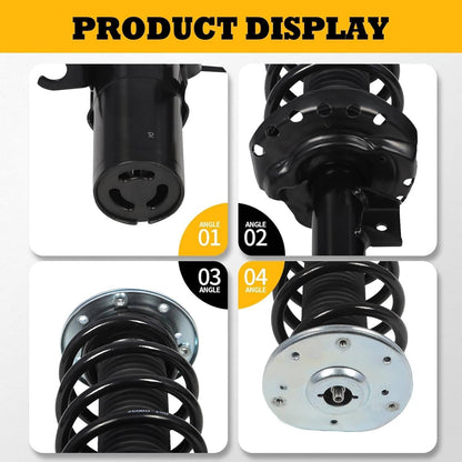 Solidspare Front Shock Absorber Struts w/ Electric LR024437 For 2012-19 Range Rover Evoque