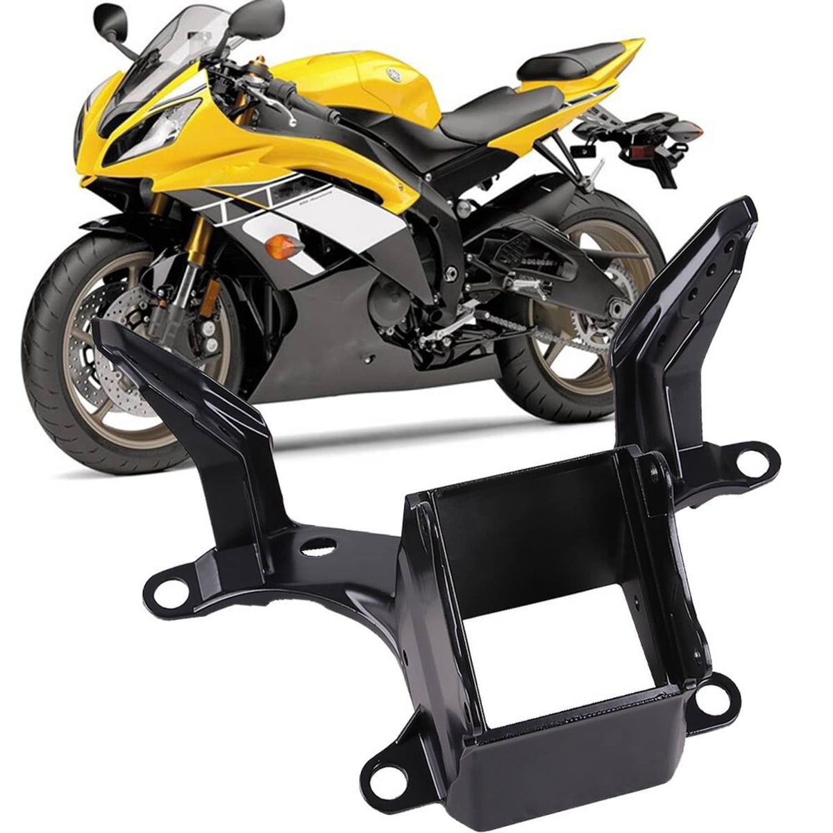 Solidspare Fits For Yamaha YZF R6 2008-2016 Front Headlight & Upper Fairing Stay Bracket
