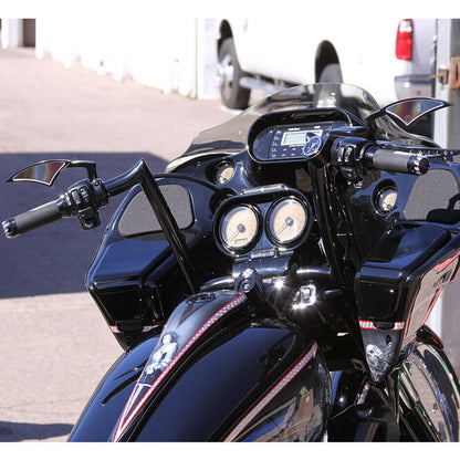 Solidspare Motorcycle Rearview Side Mirrors For Harley Touring Electra Glide Ultra Classic