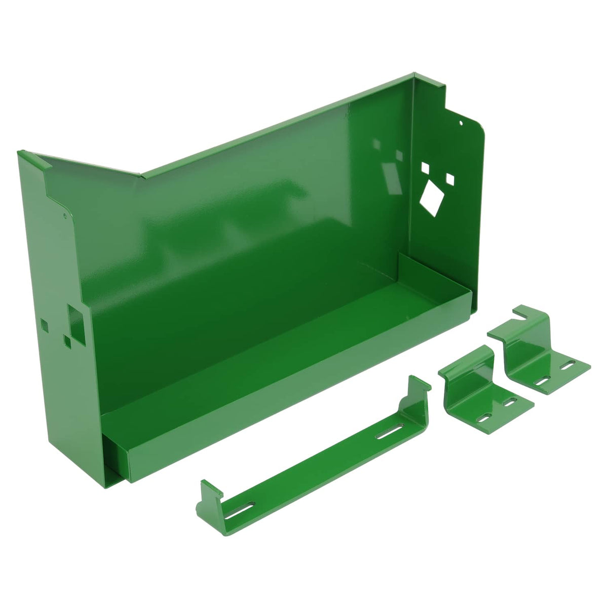 Solidspare LH&RH Battery Box w/ Bracket For John Deere 2510 2520 3010 3020 4320 #AR26617