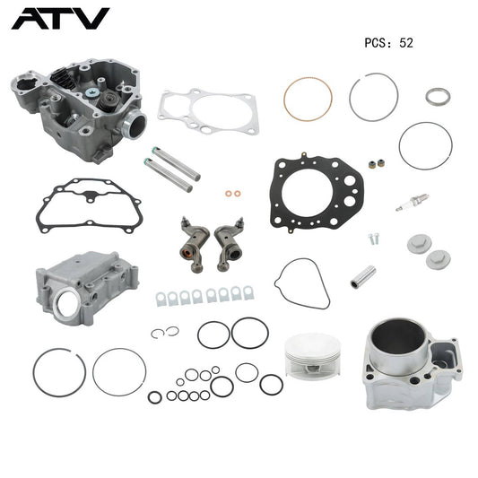 Solidspare Engine Rebuild Kit Cylinder Head & Cover Sleeve Cylinder For HONDA TRX500 12-19