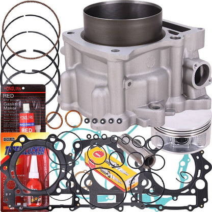 Solidspare Engine Cylinder Piston Gasket Rebuild Kit Fit for Yamaha Raptor 660R 2001-2005