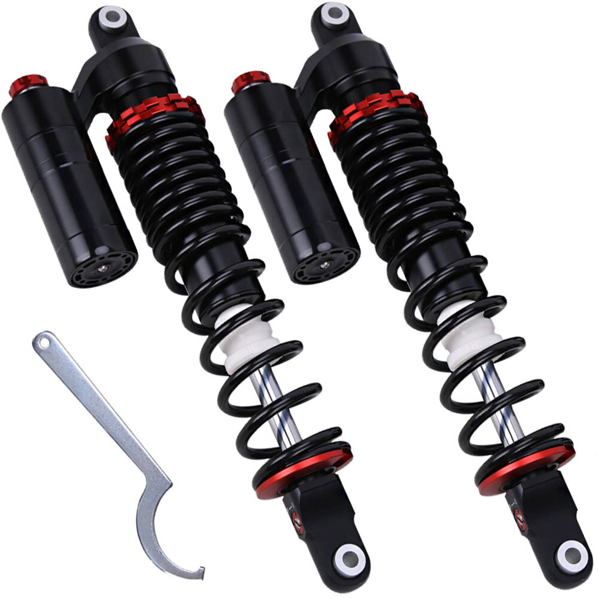 Solidspare FRONT + REAR AIR SHOCKS ABSORBERS 425mm 485mm FOR YAMAHA YFZ450 2006-2012 US