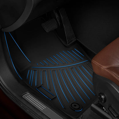 Solidspare Fits for 2020-2024 2025 Mazda CX-30 3PCS Floor Mats Front and Rear Row Liners