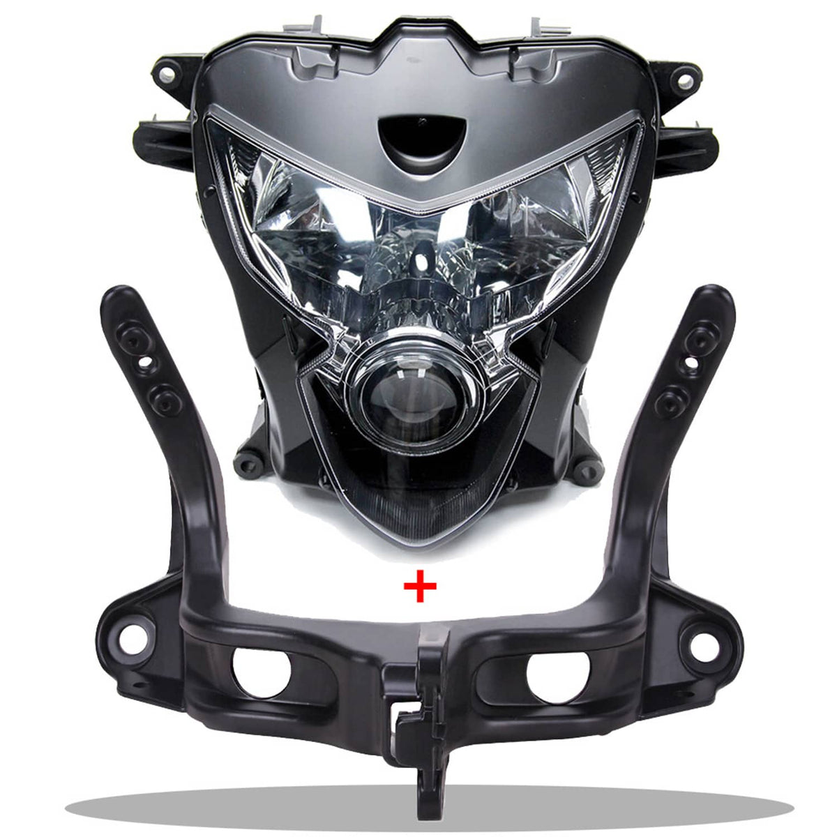 Solidspare For 2004-2005 Suzuki GSXR600 GSXR750 Front Headlight +Upper Stay Fairing Bracket