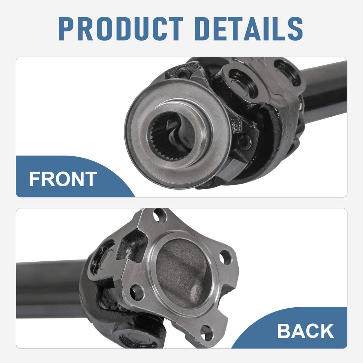 Solidspare Front CV Drive Shaft 5071.1A For 2012-2018 Jeep Wrangler JK 4WD NEW