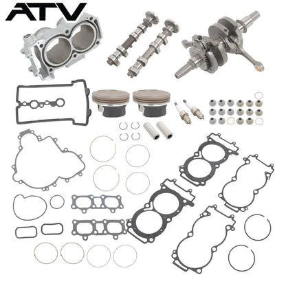 Solidspare Fit For Polaris /RZR1000 XP 1000 Cylinder Piston Crankshaft Camshaft Kit 3023156