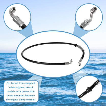 Solid Spare 18-2111 Power Trim Hose for Mercury Mariner Outboards Motor 32-88006 / 32-45959