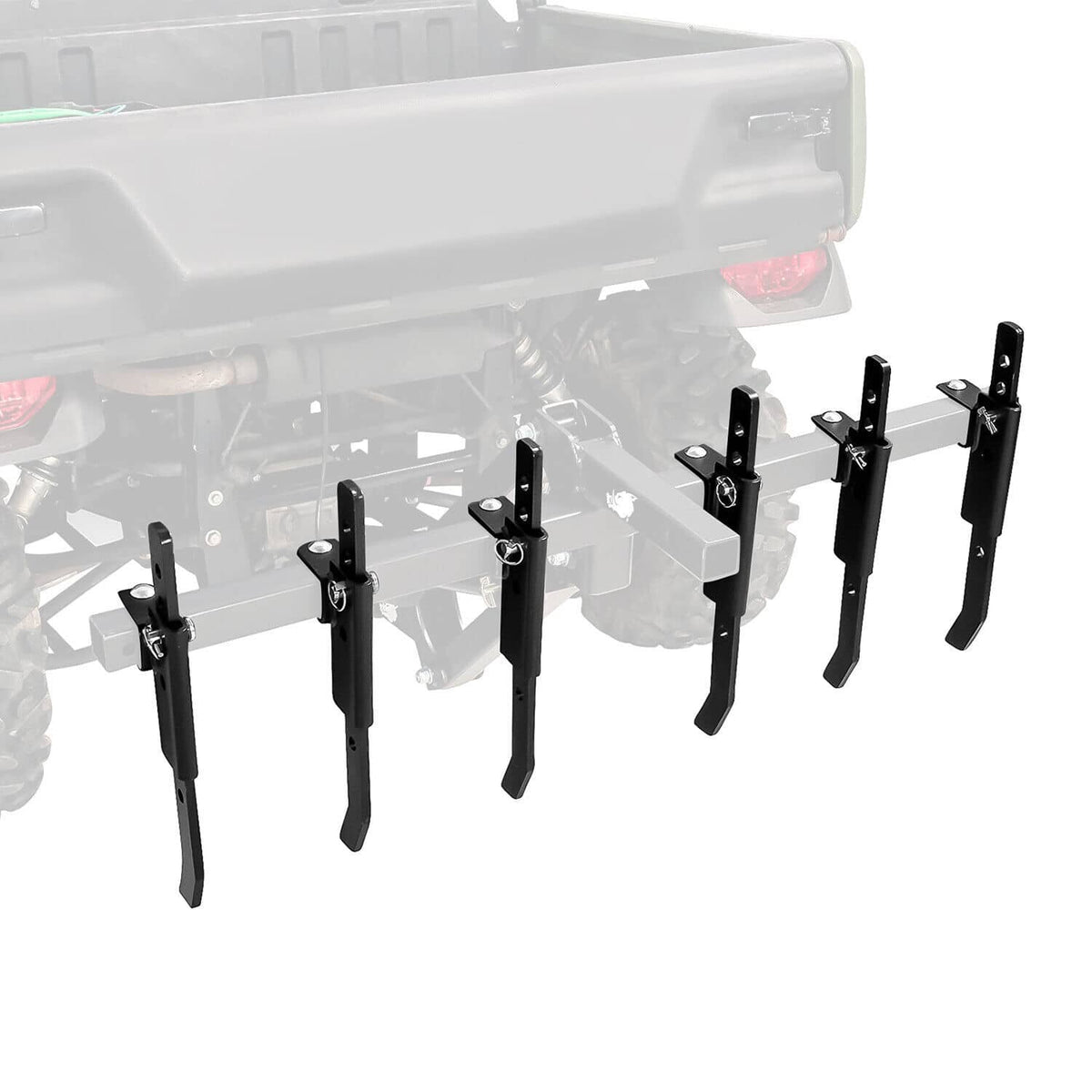 Solidspare Powder Coated Steel Chisel Plow Implement For ATV  UTV  Lawn/Garden Tractors