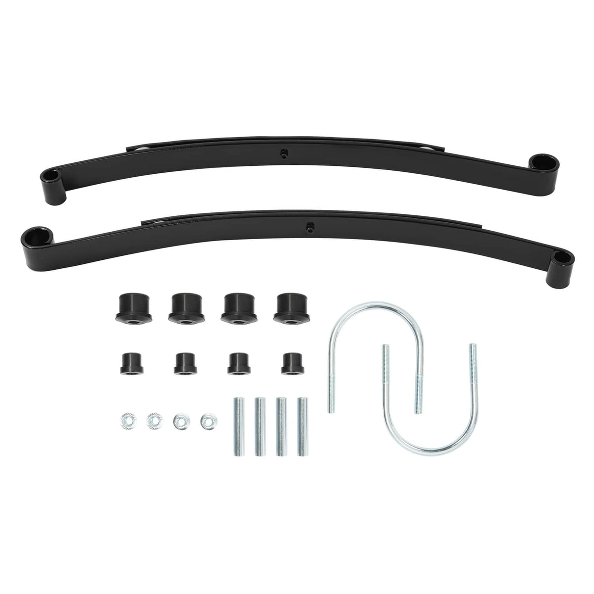 Solidspare Rear 2 Leaf Spring Kit W/Bushing & Sleeves For Golf Carts EZGO RXV 2008-UP