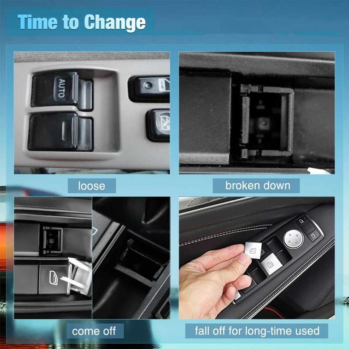 Solidspare Master Power Window Switch for 2009-2012 Dodge Ram 1500 2500 3500 Driver Side LH