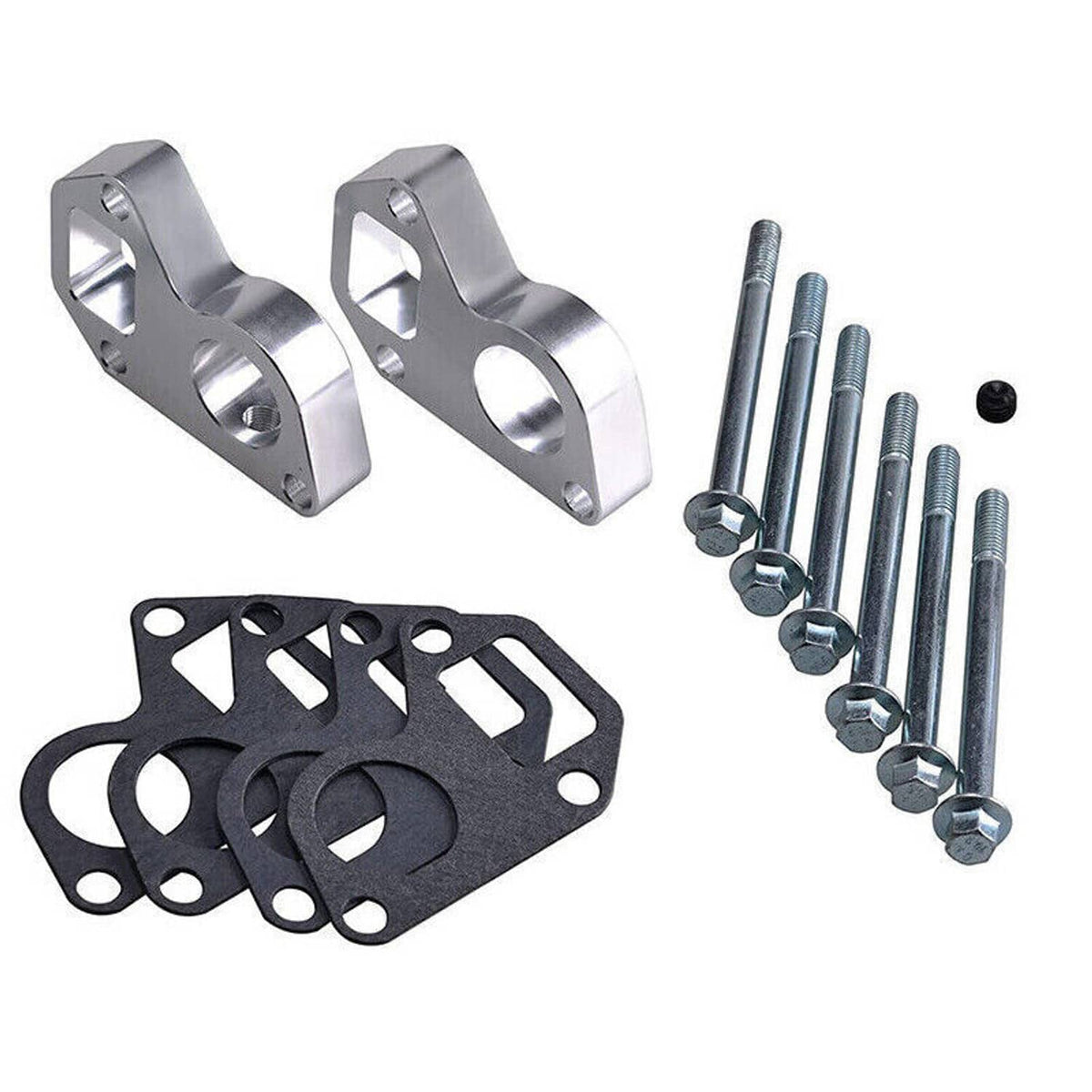 Solidspare 7" Water Pump Spacer Adapter Swap Kit For LSX/LS/LS2/LQ4 GTO LS1 Camaro to Truck
