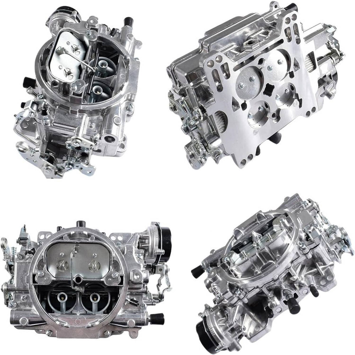 Solidspare Silver For Edelbrock 1406 Performer 600 CFM 4 Barrel Carburetor W/Electric Choke