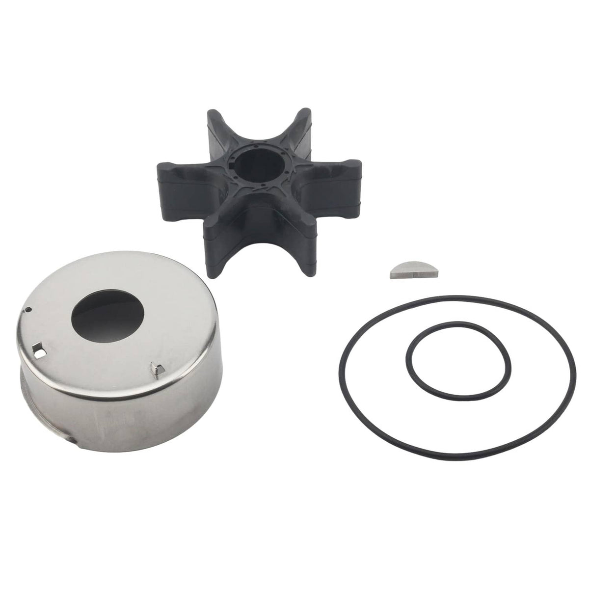 Solid Spare Yamaha Outboard Water Pump Impeller Kit Repl 6N6-W0078-00, 01 & 02 with housing