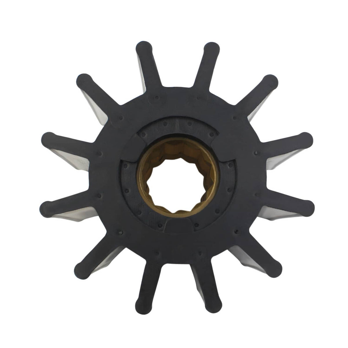 Solid Spare Raw Sea Water Pump Impeller Replaces Jabsco 17935-0001-P Caterpillar