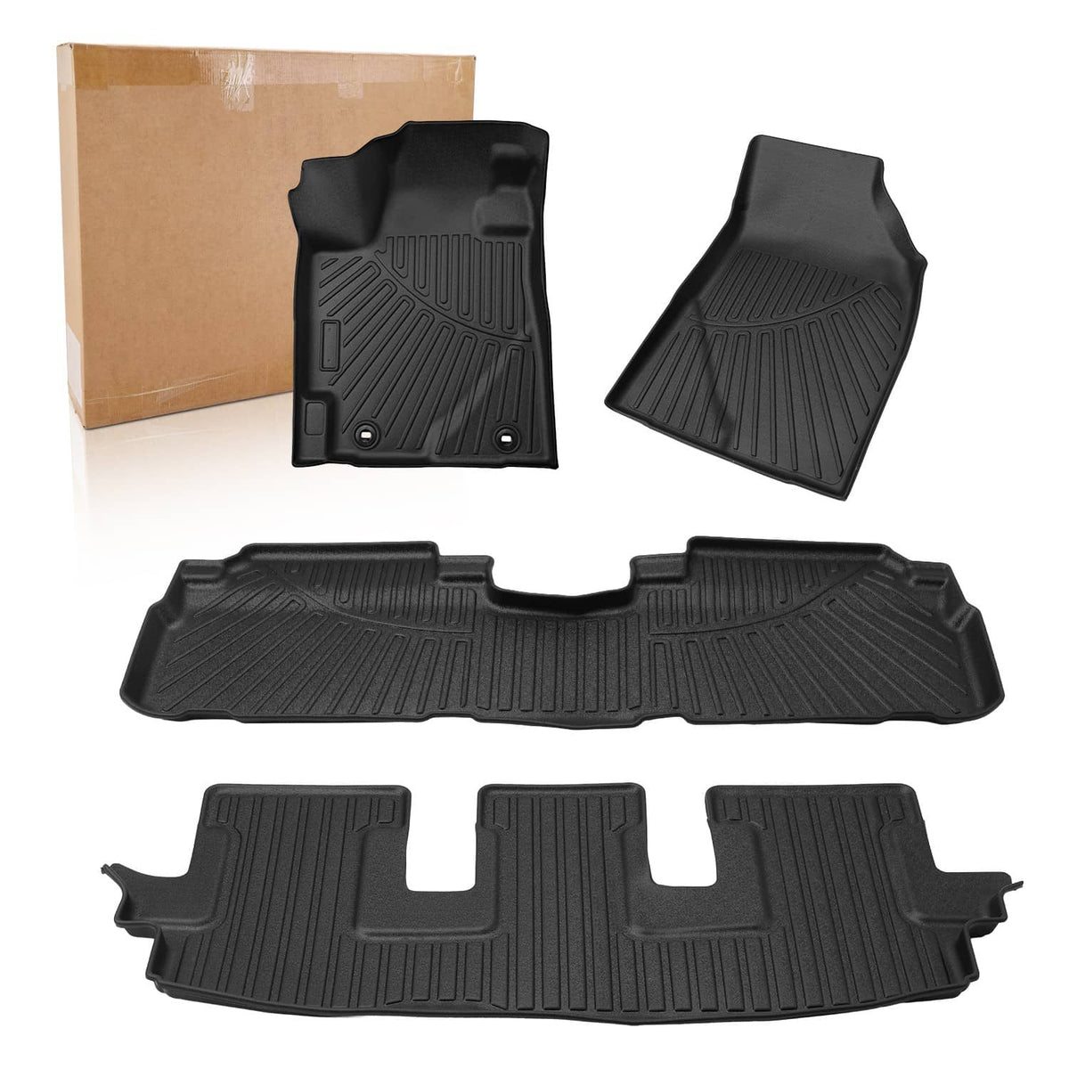Solidspare Floor Mats for Toyota Highlander (Not for Hybrid) 2008 2009 2010 2011 2012 2013