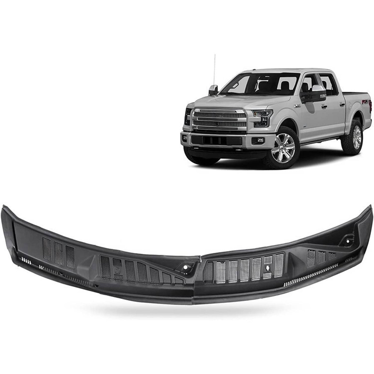 Solidspare For 2015-2020 Ford F150 F-150 Windshield Wiper Cowl Grille FL3Z-15022A68-D New