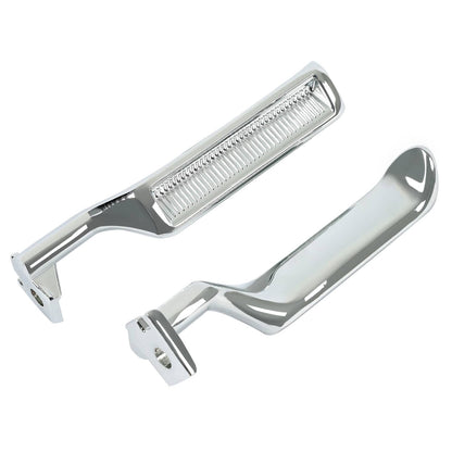 Solid Spare For F-150 F-250 F-350 Bronco 87-96 Chrome Metal Inside Interior Door Handle 2pcs