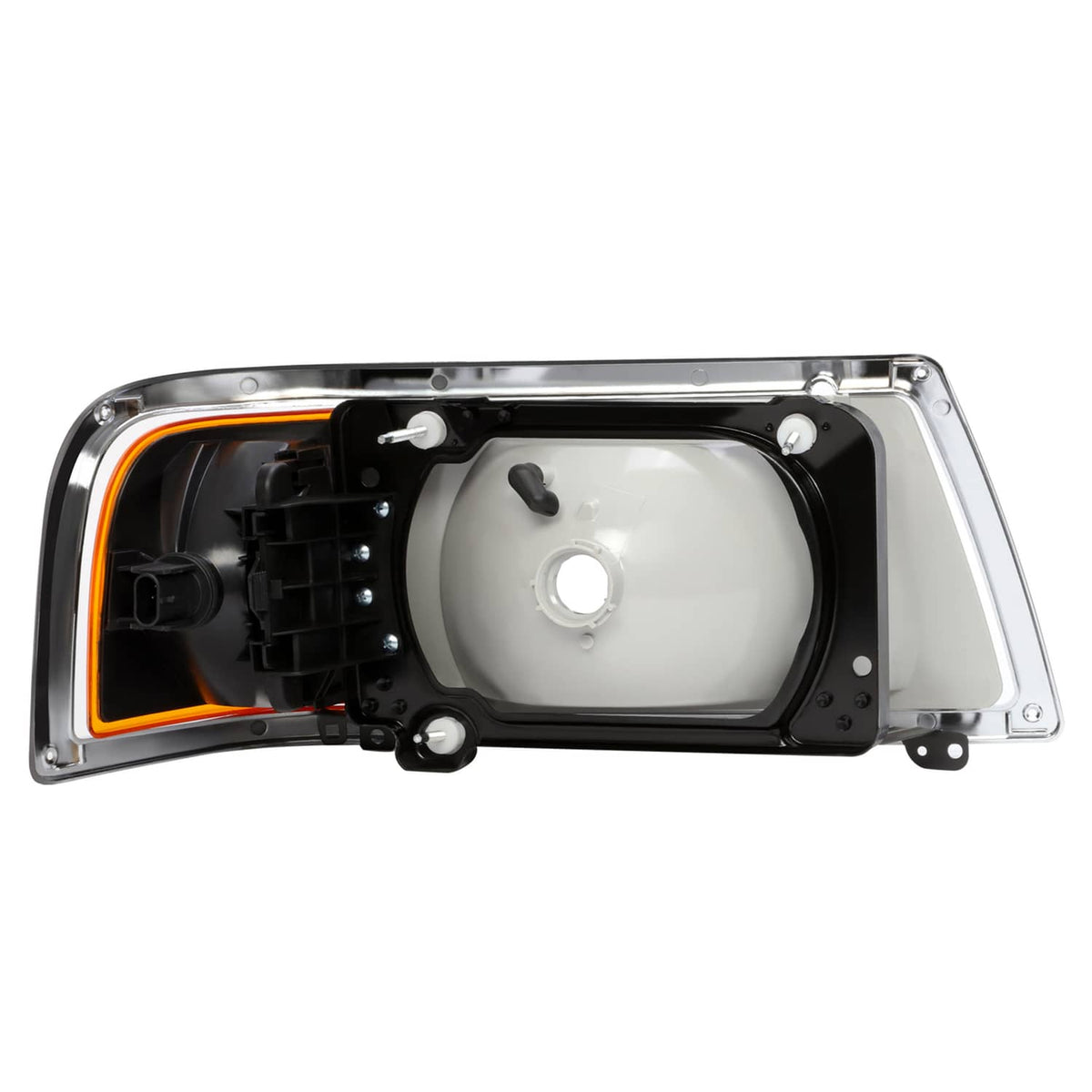 Solid Spare Headlight&Corner Light For Peterbilt 375 385 w/Wire Harness&Bulb Passenger Side