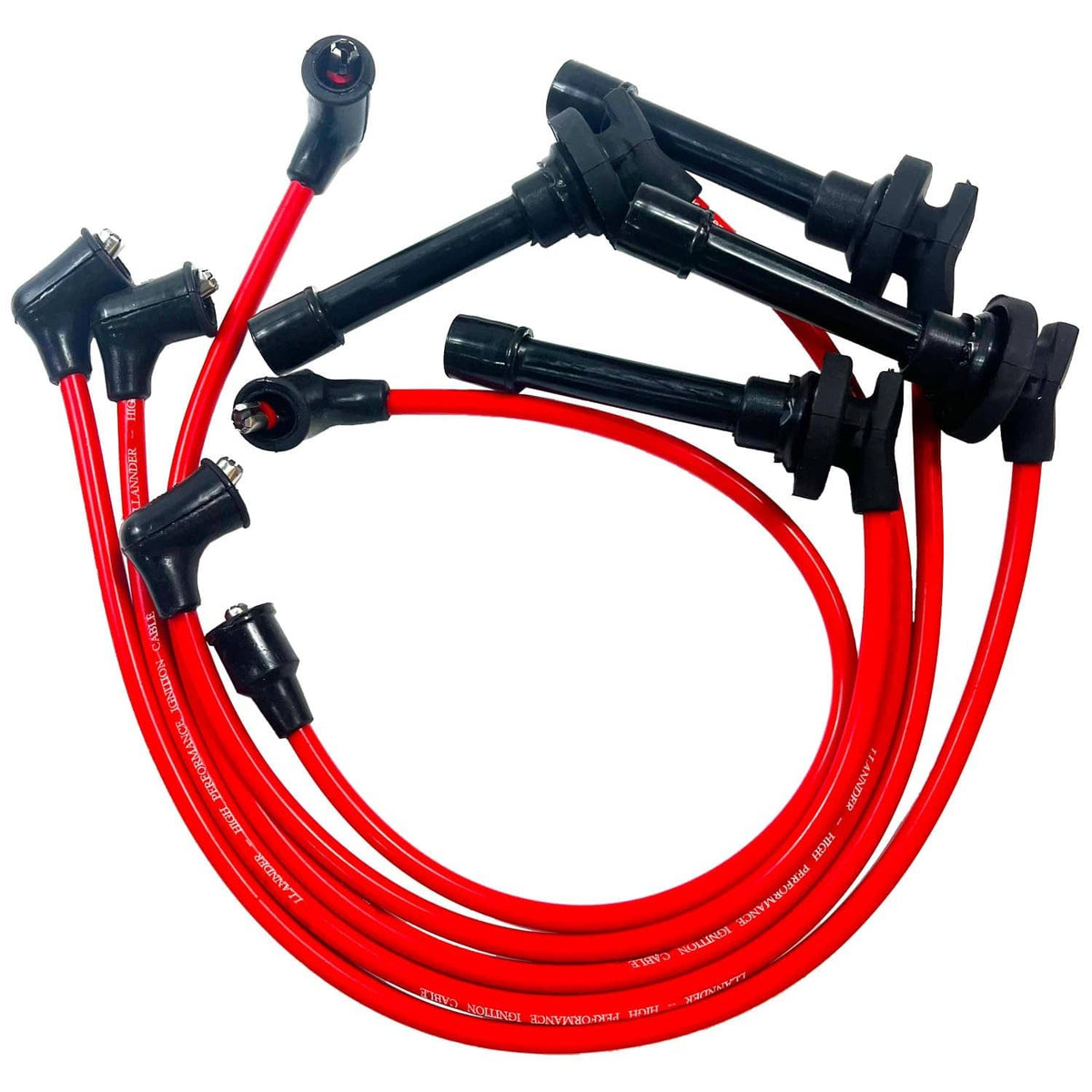 Solidspare Spark Plug Wire Set For 1992-00 Honda Civic Del Sol EG EK EJ D15/D16 Spiral Core