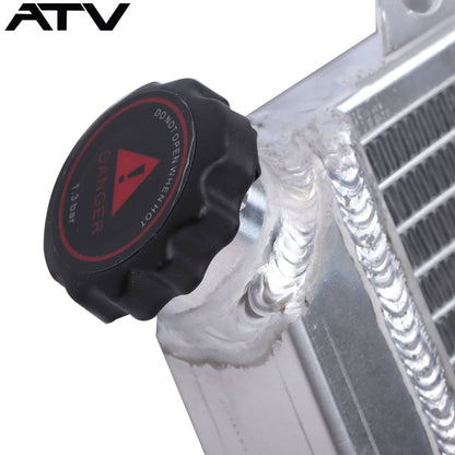 Solidspare Aluminum Radiator with cap For Kawasaki KAF 620 Mule 2500 2510 93-00 #39061-1270