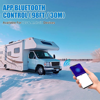 Solidspare 8KW Diesel Air Heater All in one 12V/24V 110V Bluetooth APP Remote Control Car