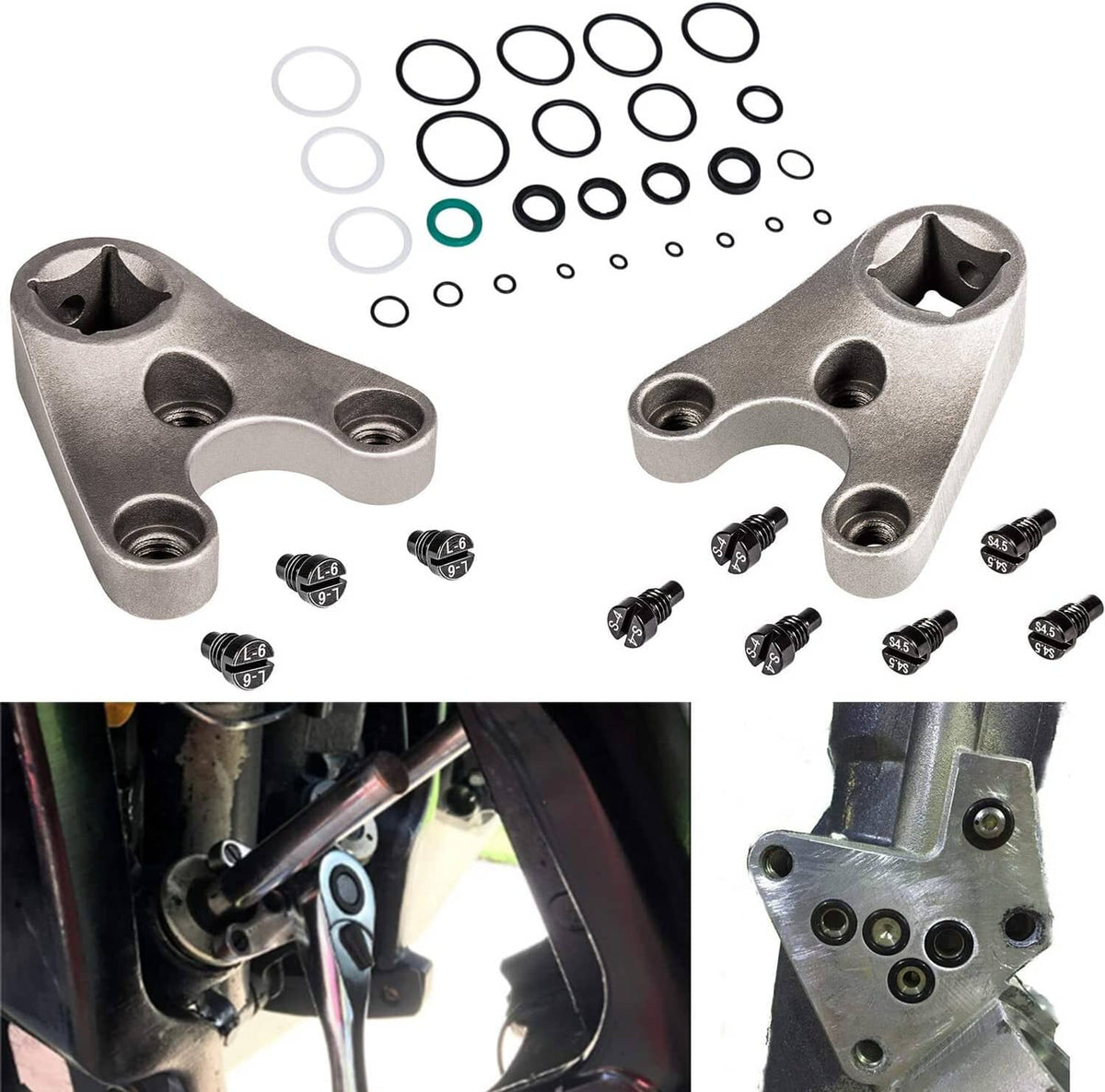 Solid Spare 115225FS Seal Kit for Yamaha, Trim/Tilt Pin Wrench MT0006 & MT0009 (Set of 3)