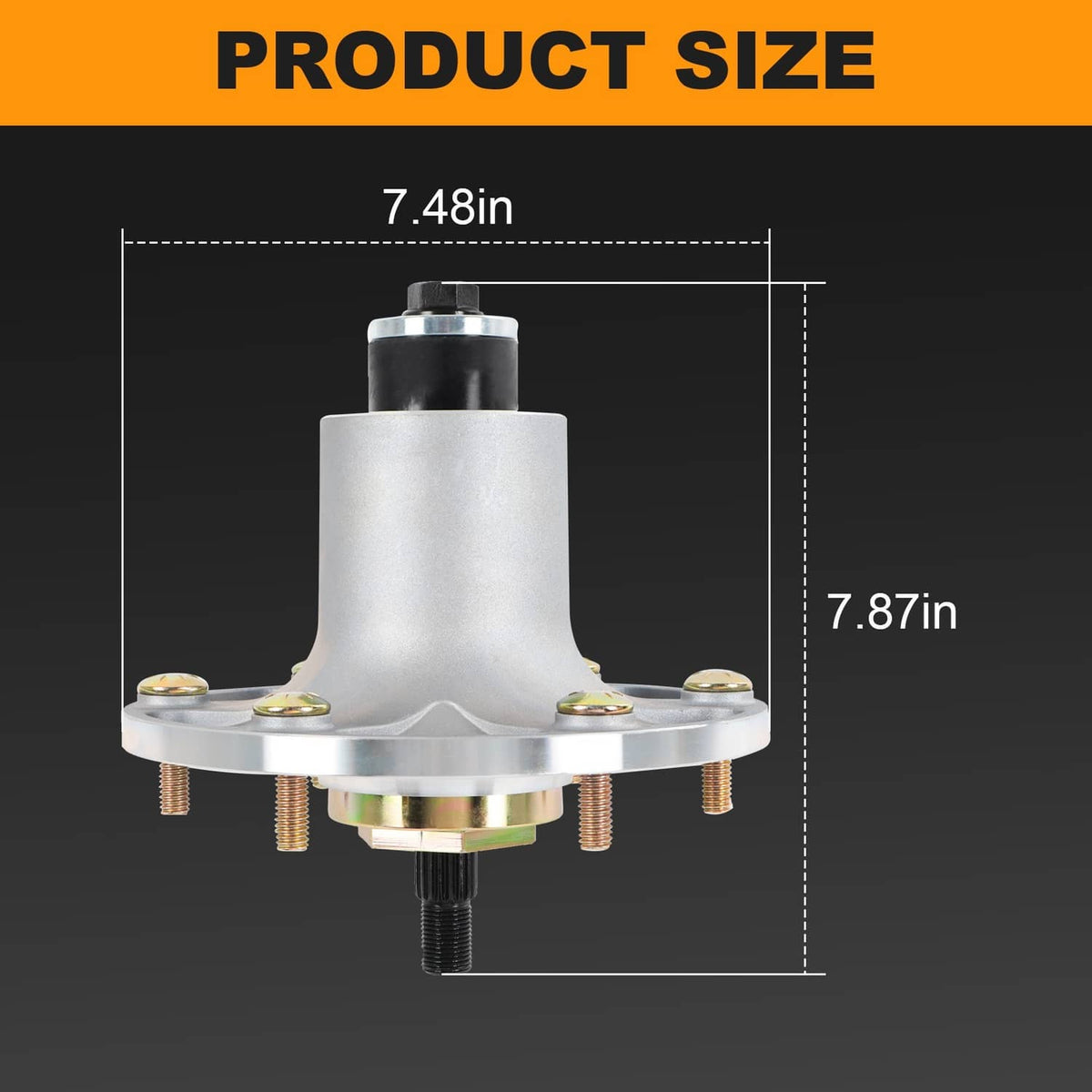 Solidspare Deck Spindle Assembly for Exmark 48 52 60 and 72 inch Lazer Z X-Series 109-6917