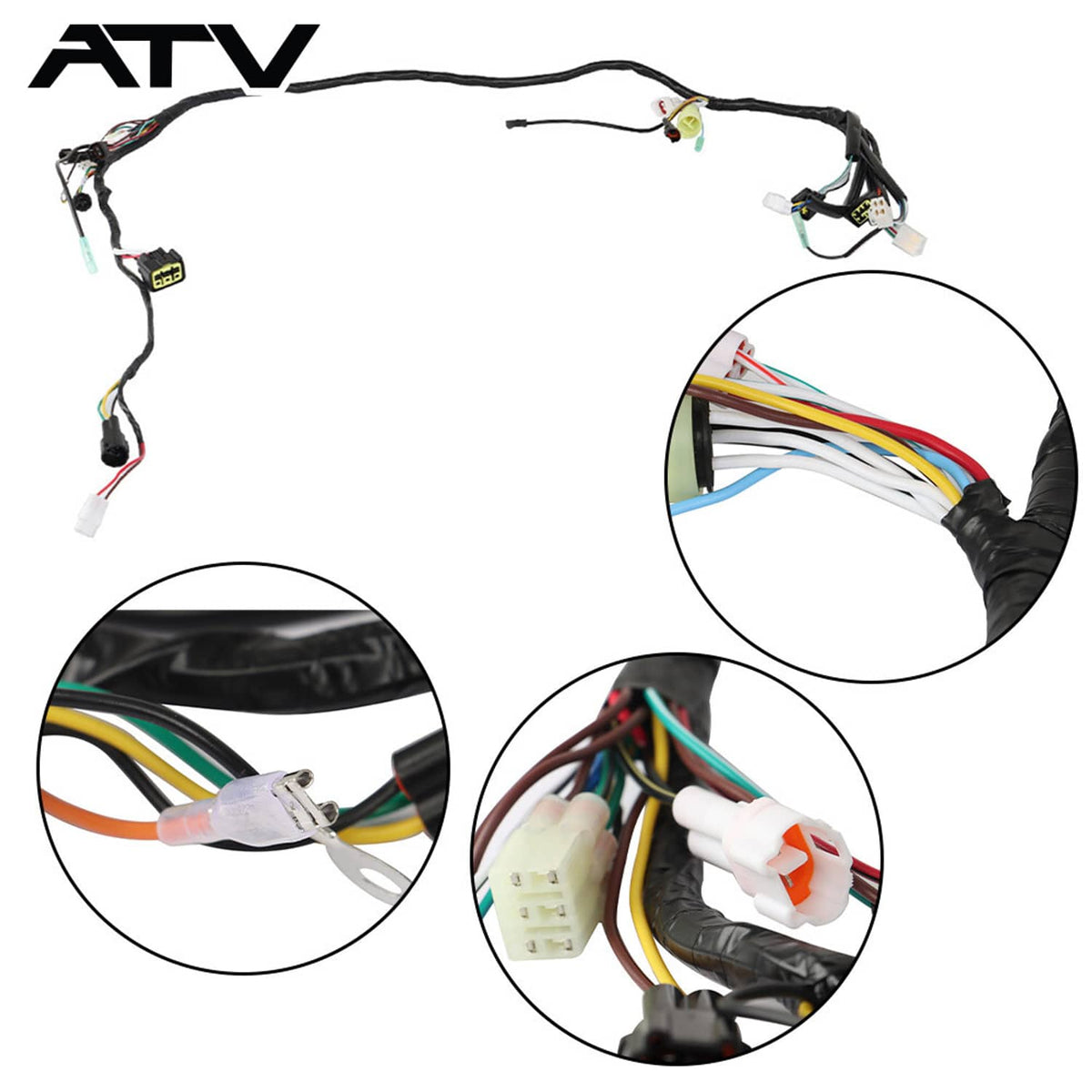 Solidspare Wire Harness for Yamaha Raptor 350 YFM350R 2004 2005-2013 5YT-82590-00-00