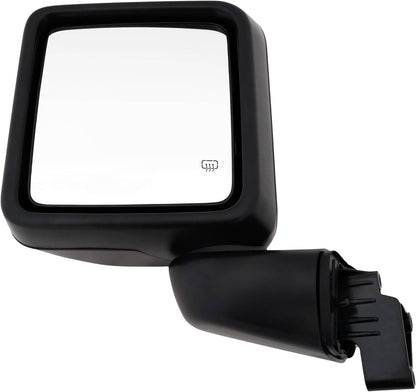 Solidspare Left Driver Side Power Heated Mirror Rear For 2018-2024 Jeep Wrangler Gladiator