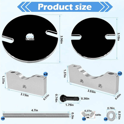 Solid Spare 2-Stroke Exhaust Pipe Repair Kit For Husqvarna TC TE 125 250 300 Dent Removal