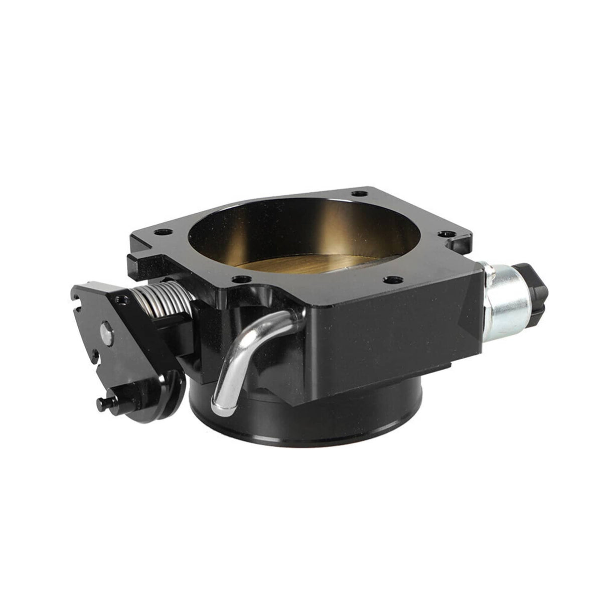 Solidspare 102mm Aluminum 4 Bolt Throttle Body & TPS IAC For GM Gen III LS1 LS2 LS6 LS7 LSX