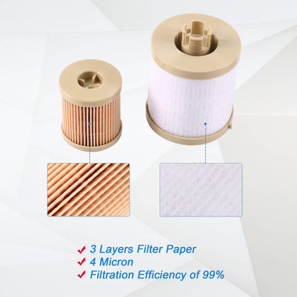 Solidspare FOR Ford Fuel Filter Diesel 6.0 F250 F350 F450 Powerstroke FD-4604 FD-4616 NEW