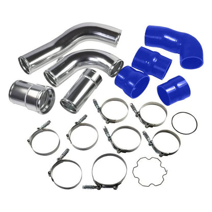 Solidspare Cold & Hot Side Intercooler Pipe Boot Set For 11-16 Ford Powerstroke 6.7L Diesel