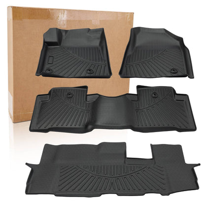 Solidspare Floor Mats Fits for 2009 2010 2011 2012 2013 2014 2015 Honda Pilot Floor Liner