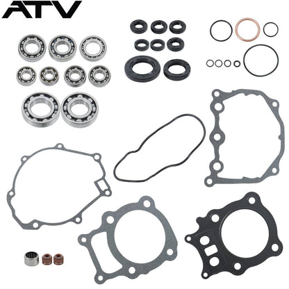 Solidspare For Honda TRX 350 Complete Gasket Kit Overhaul Pad+oil Seal+Bearing 808867 00-06