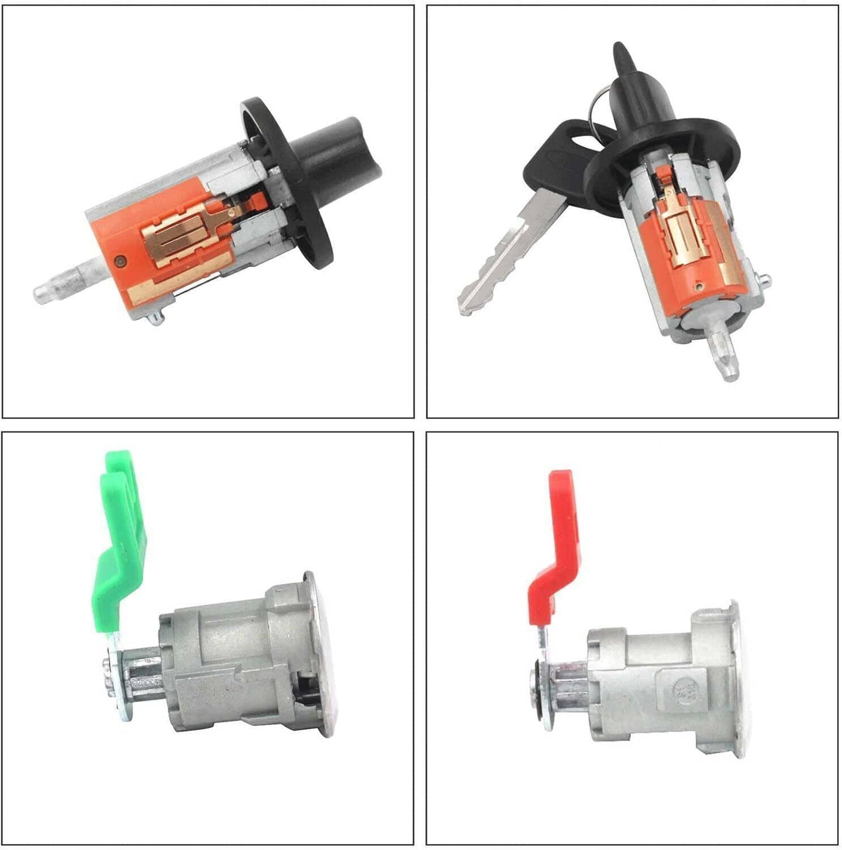 Solidspare For Ford Econoline Van E150 E250 E350 Ignition & Door Lock Cylinder KEYED ALIKE