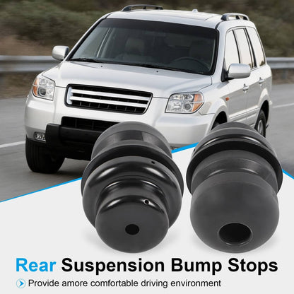 Solidspare 2X Rear Shock Spring Bump Stop For Honda Pilot 2003-2008 52722-S9V-A04