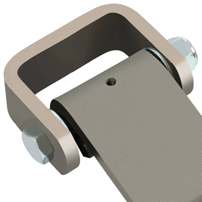 Solid Spare 4 Strap Style Long Leaf Steel Weld On Dump Trailer Door Hinge Greaseable Cargo