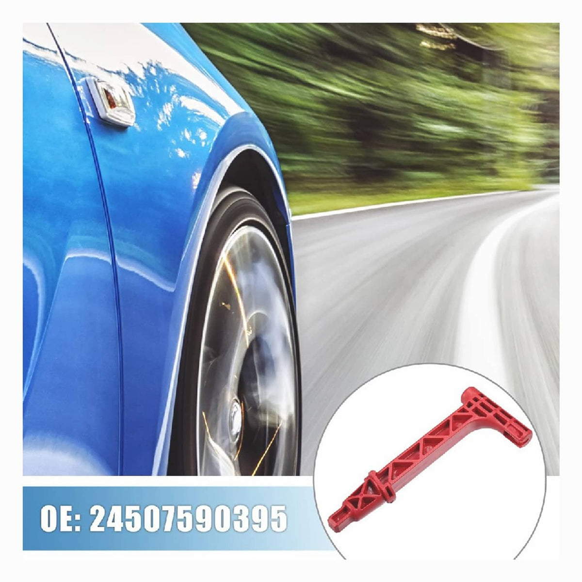Solid Spare 24507590395 Auto Trans Emergency Unlock Tool For BMW X5 X6 F01 F03 F15 2006-2017