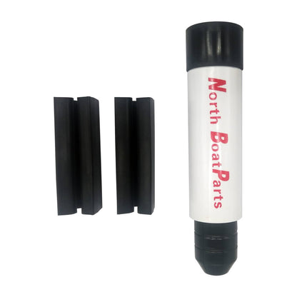 Solid Spare North- Wedge transom saver motor toter support and steer stop Mercury outboards