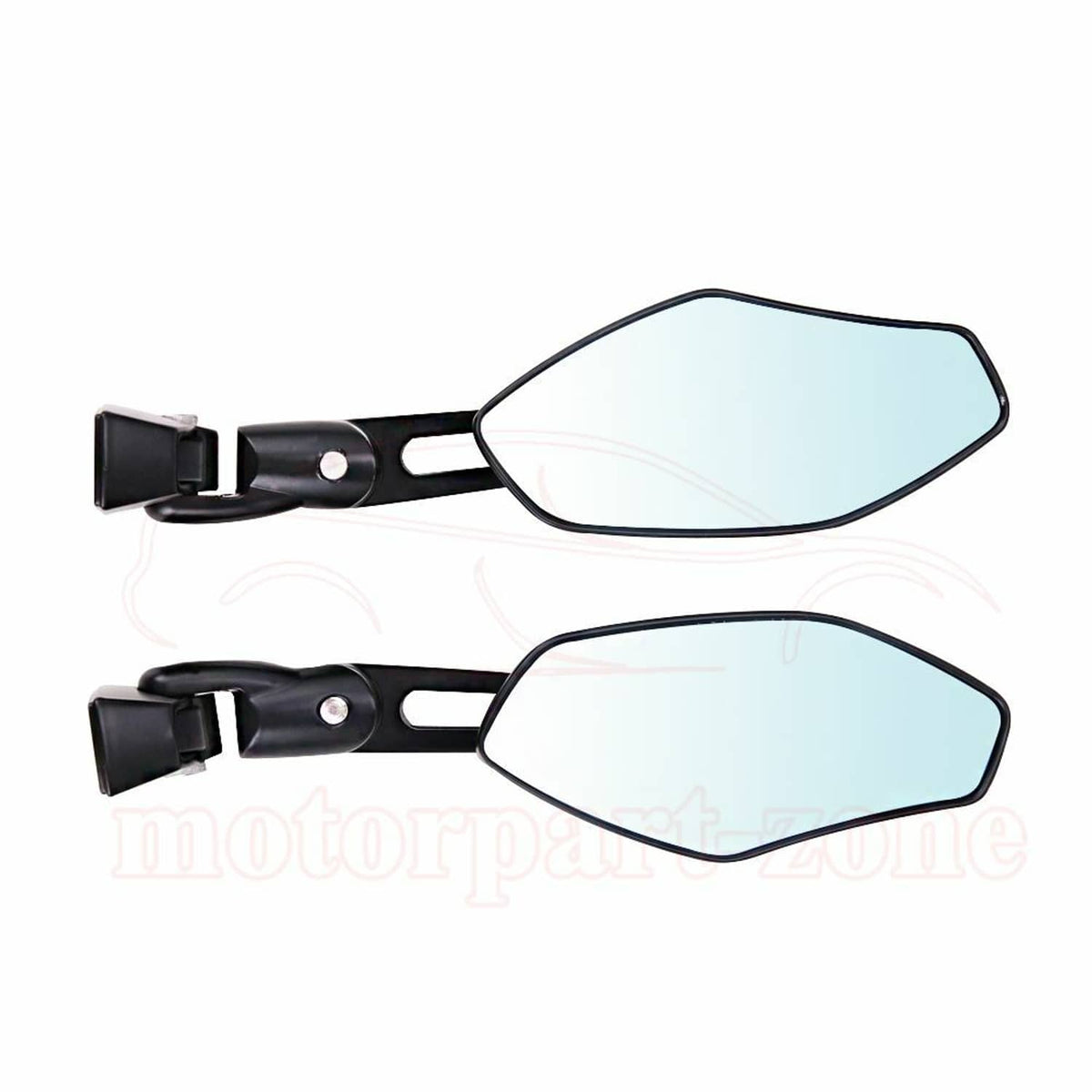 Solidspare Motorcycle Racing Rearview Mirrors For Suzuki Hayabusa Honda CBR Black 6mm Sport