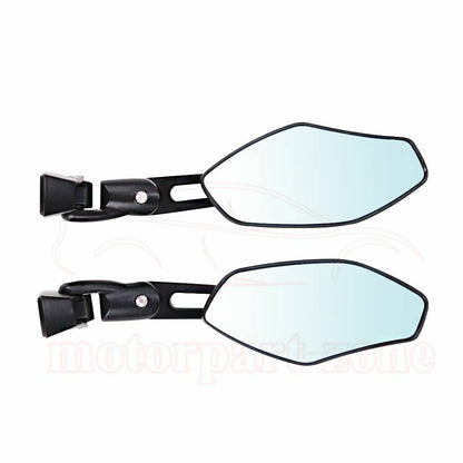 Solidspare Motorcycle Racing Rearview Mirrors For Suzuki Hayabusa Honda CBR Black 6mm Sport