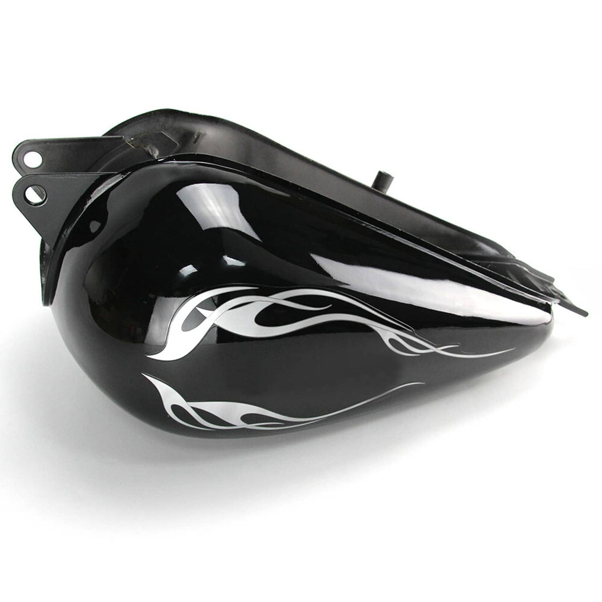 Solidspare 3.4 Gallons Fuel Gas Tank For Honda Rebel 250 CMX 250 CMX250C 1985-2016 Black