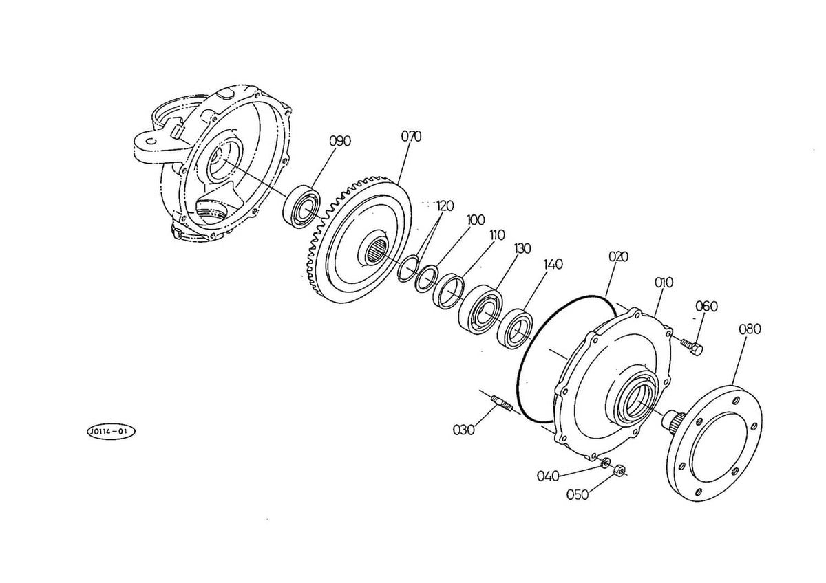 Solid Spare Front Axle Oil Seal Fit for Kubota L2650DT-CA L2650DT-GST L275 L2950DT L3000DT