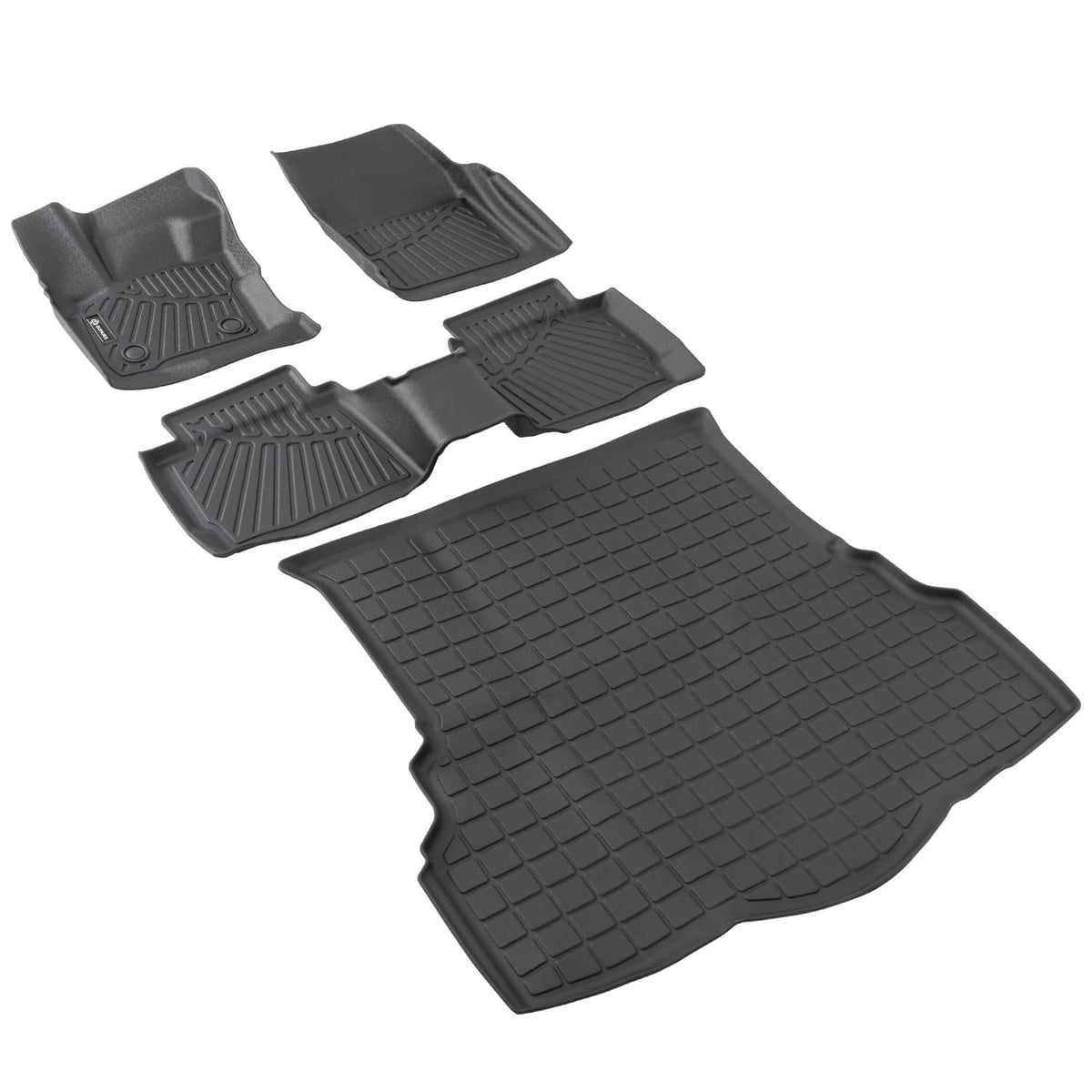 Solidspare Full Set Floor Mats & Cargo Liners For 2017 2018-2020 Ford Fusion All-Weather