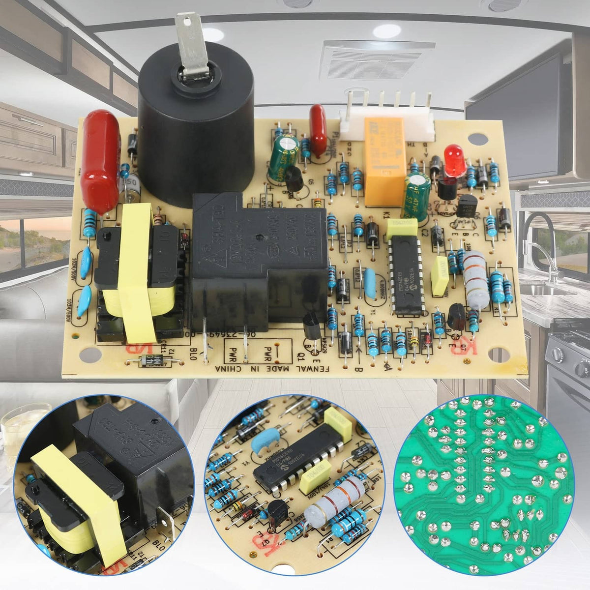 Solidspare RV Furnace Ignition Control Circuit Board For Atwood Dometic 31501 33488 33488
